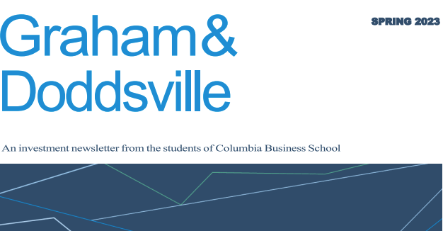 marketinference's tweet image. Taking a deep dive into professional equity analysts provides us unique insights into how to translate value investing principles into practices. @Columbia
@Columbia_Biz investing newsletters (Graham &amp;amp; Doddsville) are gold mines!