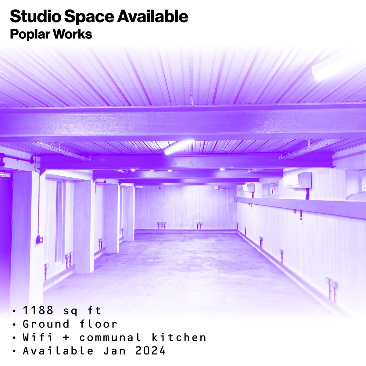 FASHION DISTRICT (@fd_ldn) on Twitter photo A highly sought-after studio at <a href="/PoplarWorks/">Poplar Works</a> has just become available! The Jacquard Room spanning 1188 sqft is situated on the ground floor, includes Wi-Fi, communal kitchen and toilet facilities, and is priced at £2574 per month plus VAT, business rates and utilities (1/2) A highly sought-after studio at <a href="/PoplarWorks/">Poplar Works</a> has just become available! The Jacquard Room spanning 1188 sqft is situated on the ground floor, includes Wi-Fi, communal kitchen and toilet facilities, and is priced at £2574 per month plus VAT, business rates and utilities (1/2)