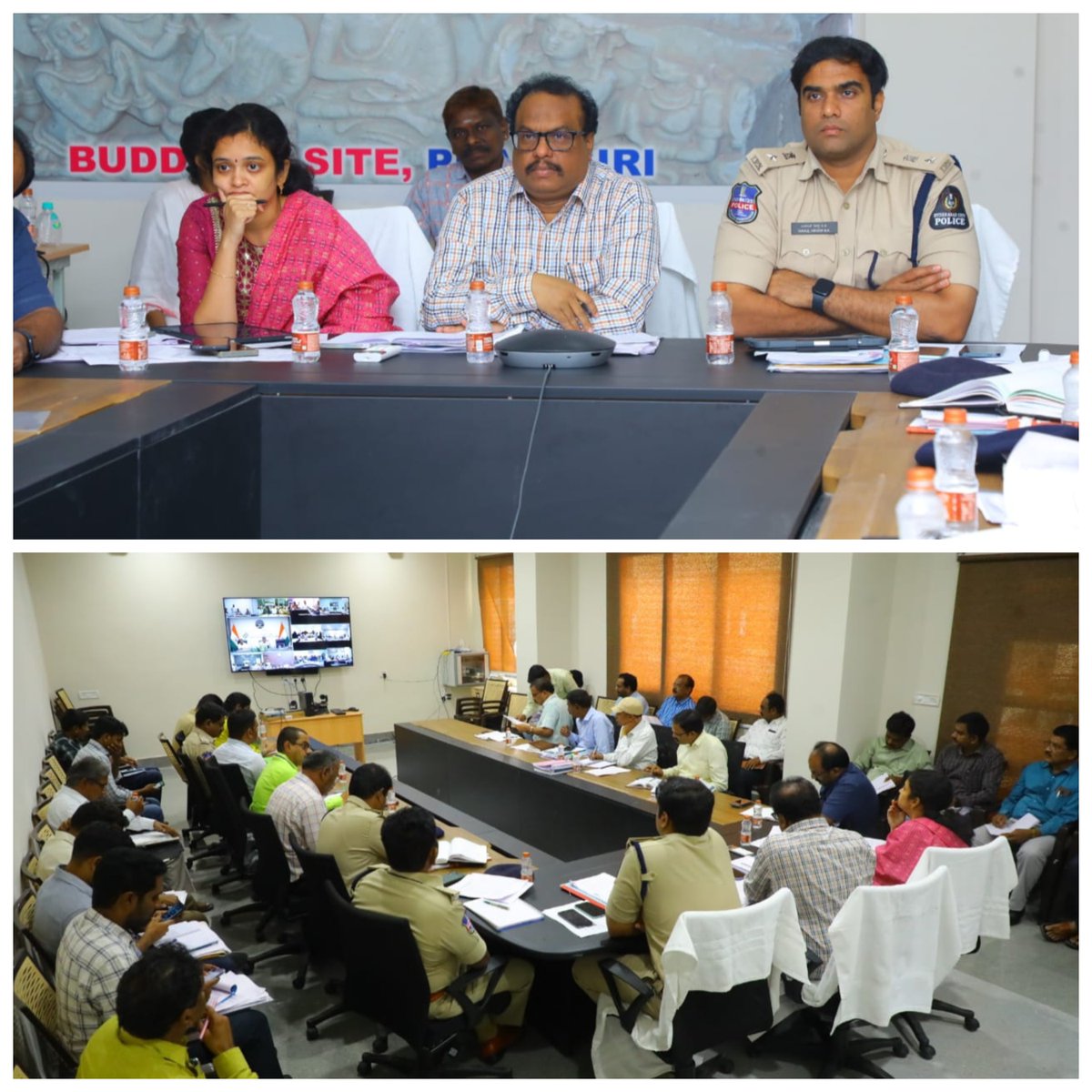 Deo_Suryapet's tweet photo. ECI Video Conference on Poll Preparedness of General Elections to the TSLA-2023, participated District Election Officer, SP,Addl Collector (LB) Suryapet.@CEO_Telangana @ECISVEEP @Iamsvr2222 https://t.co/OSg5wgdvdS