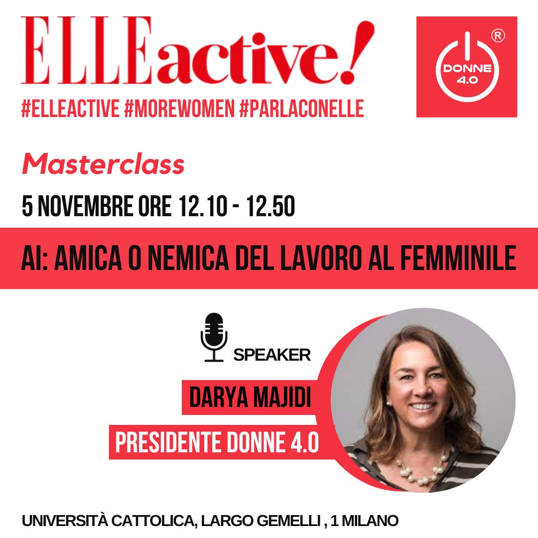 Donne 4.0 (@communitydonne4) on Twitter photo All'edizione 2023 del forum delle donne attive ๐๐๐๐ ๐๐๐๐๐๐โ<a href="/MajidiDarya/">DaryaMajidi</a> condurrร la ๐ ๐๐ฆ๐ง๐๐ฅ๐๐๐๐ฆ๐ฆ โ๐๐๐๐๐ ๐ ๐ค๐ฅ๐ฅ๐ค๐ง๐ฉ๐ช๐ฃ๐๐ฉ๐ฬ: ๐ก'๐๐ผ ๐ ๐๐ก ๐ข๐ค๐ฃ๐๐ค ๐๐๐ก ๐ก๐๐ซ๐ค๐ง๐ค ๐๐ก ๐๐๐ข๐ข๐๐ฃ๐๐ก๐โ.
tinyurl.com/y6f2se7c #elleactive #morewomen All'edizione 2023 del forum delle donne attive ๐๐๐๐ ๐๐๐๐๐๐โ<a href="/MajidiDarya/">DaryaMajidi</a> condurrร la ๐ ๐๐ฆ๐ง๐๐ฅ๐๐๐๐ฆ๐ฆ โ๐๐๐๐๐ ๐ ๐ค๐ฅ๐ฅ๐ค๐ง๐ฉ๐ช๐ฃ๐๐ฉ๐ฬ: ๐ก'๐๐ผ ๐ ๐๐ก ๐ข๐ค๐ฃ๐๐ค ๐๐๐ก ๐ก๐๐ซ๐ค๐ง๐ค ๐๐ก ๐๐๐ข๐ข๐๐ฃ๐๐ก๐โ.
tinyurl.com/y6f2se7c #elleactive #morewomen