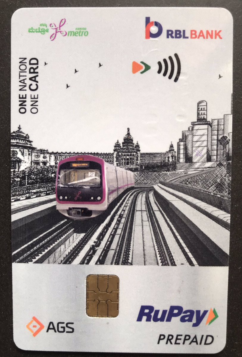 WF_Watcher's tweet photo. #NCMC —> National Common Mobility Card - Got Mine, directly at Metro 🚉 (easier)

•You can exchange your Old card &amp; the balance gets transferred
•Carry your ID/Address proof
•All done in just 5 min
⚠️Heard from few followers there’s KYC issue while applying Online
#NammaMetro https://t.co/z8Njx8zFN1