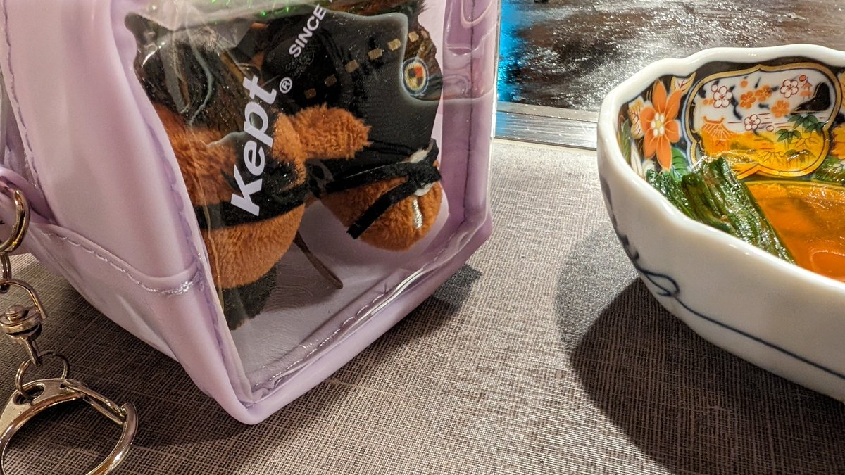 ra__mur's tweet image. えふ！たいほ！今度はなくさないよ！！！！！すぐ鞄にくくりつけなおしました　注意力が欠如しているため