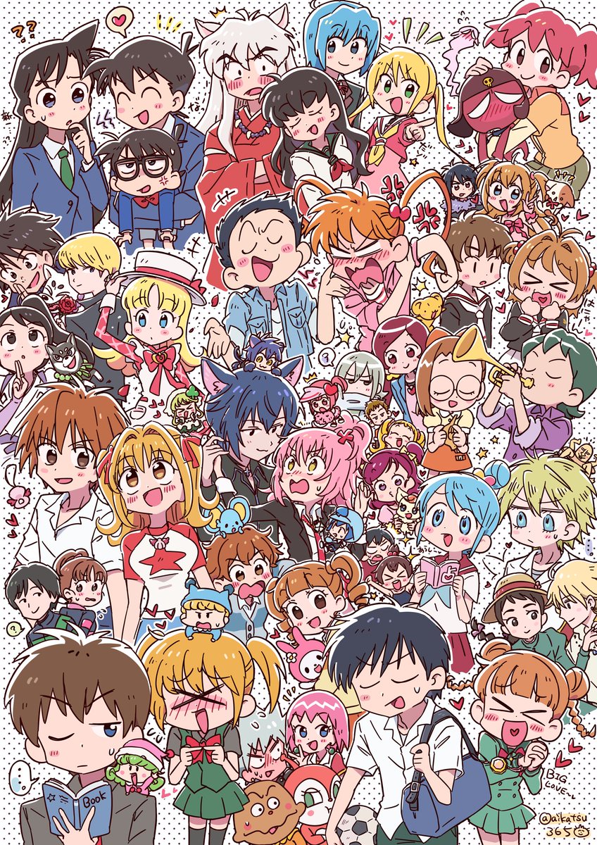 描いてるうちに楽しくなっちゃった歴代好きCP詰め合わせ（アイカツに出会う前辺りまで）