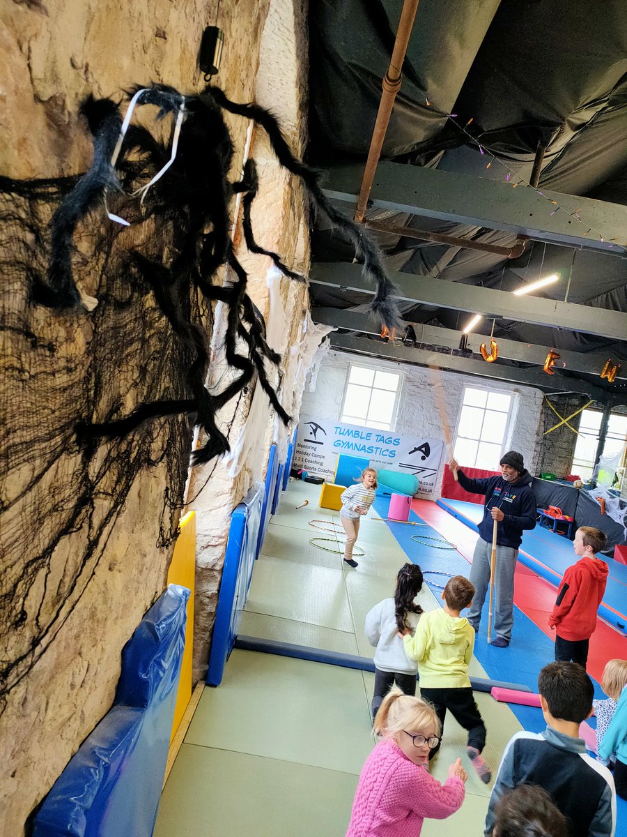 tagsprogramme's tweet photo. #Halloween Camp 
@HAFCalderdale 
#Aikido &amp; #Gymnastics taking place within our spooky surroundings in #Walsden
#Todmorden 
#Healthyholidayscalderdale 
#HAF2023 https://t.co/dgHdZE5j2O