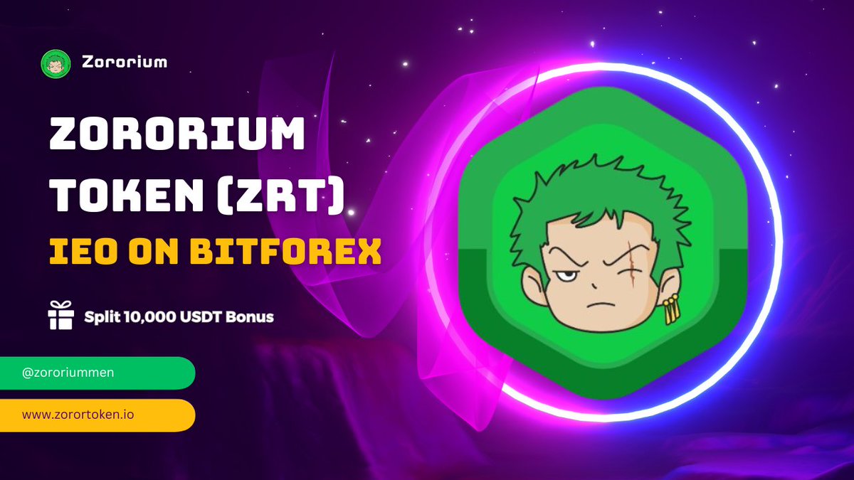 JToman0x's tweet image. 🔥 Ready to Score Big? 💰🪂
📅 2023/10/30 15:00 - 2023/11/08 15:00 (GMT+8)

🌟 ZRT IEO is OPEN on BitForex!
💥 Split 10,000 USDT Bonus!🎁

Don't Miss Out on This Golden Opportunity! 🌠
Join Now! Subscribe to #ZRT 📅📈

Your Future Starts Here! 🚀💎

#ZRT #BitForex #Crypto #IEO