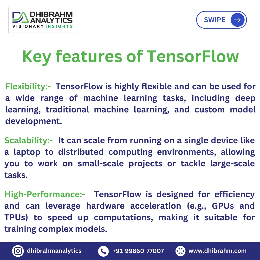 dhibrahm's tweet photo. What Is TensorFlow?

#datascience #datasciencejobs #datasciencetraining #datascienceeducation #datasciencecourse #python #deeplearning #machinelearningprojects #datascienceprojects #TensorFlow #dhibrahmanalytics https://t.co/orrrWLOb89