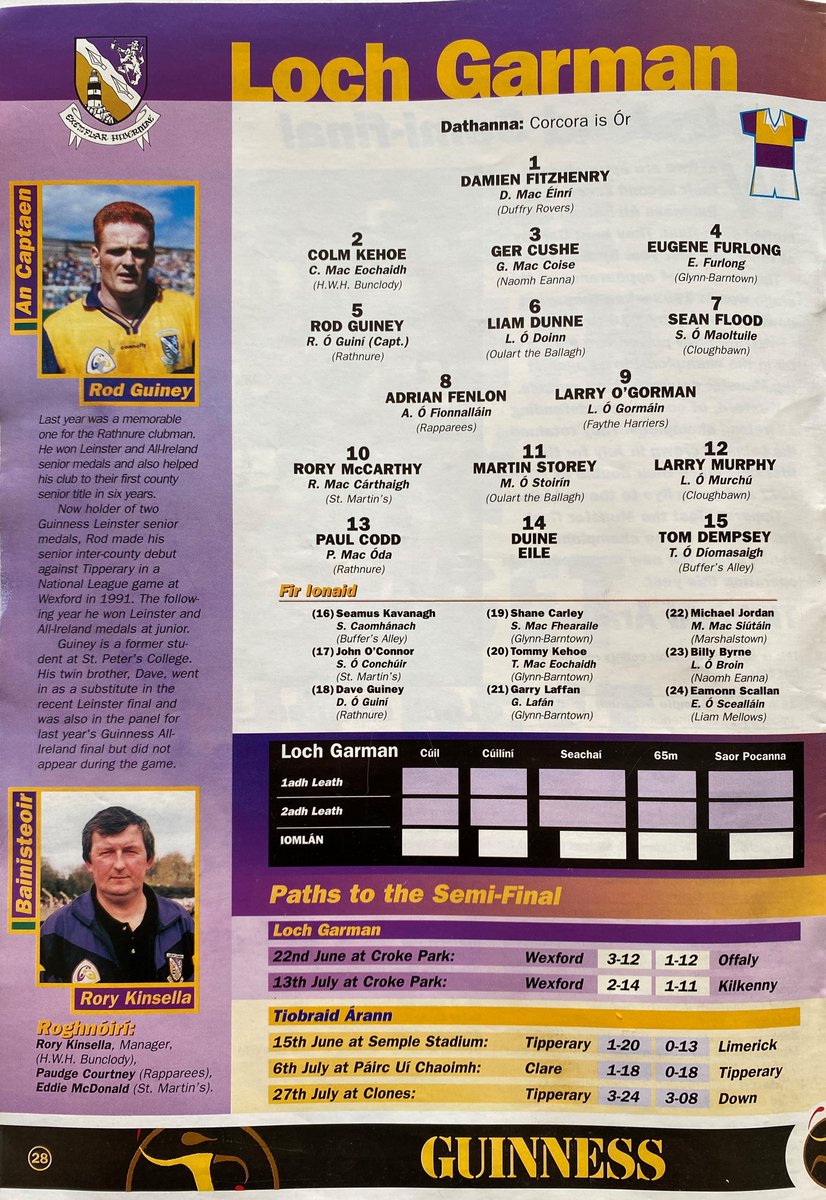 GAA Programmes tweet media