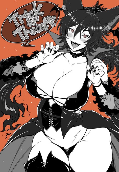 ハロウィン絵を描き忘れていたでござるの巻(再掲)