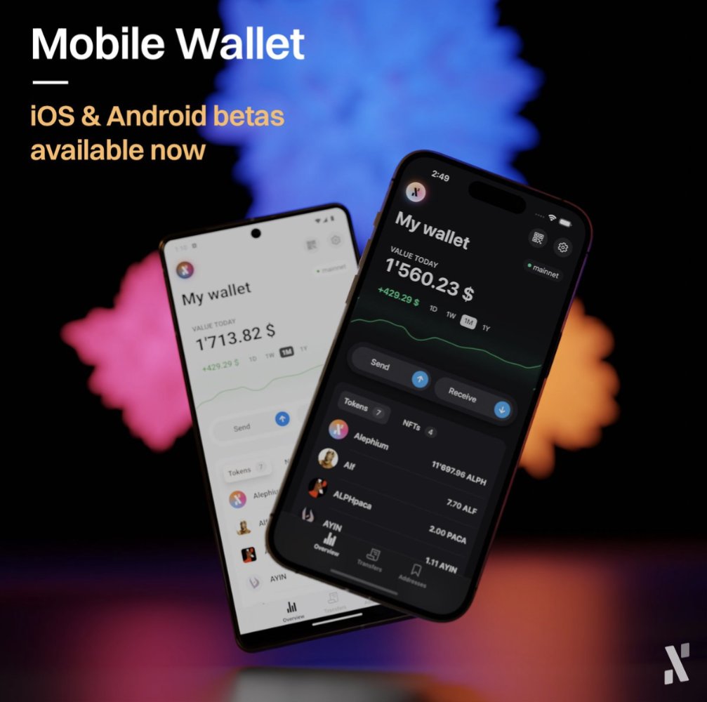 Alephium_id's tweet photo. Jangan ragu untuk menguji dengan berpartisipasi dalam fase beta dompet perangkat seluler kami
@alephium sangat luar biasa!
🤖 Android: https://t.co/KMz18Tdy2T
🍏 iOS: https://t.co/SFPzwvo1d6
$ALPH #Indonesia #indodax #Cryptocurency  #mobile #AppStore #playstore #android #wallet https://t.co/Z3VndabxKP