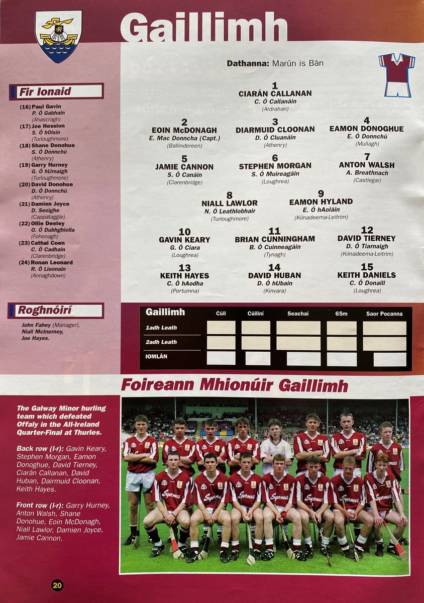 GAA Programmes tweet media