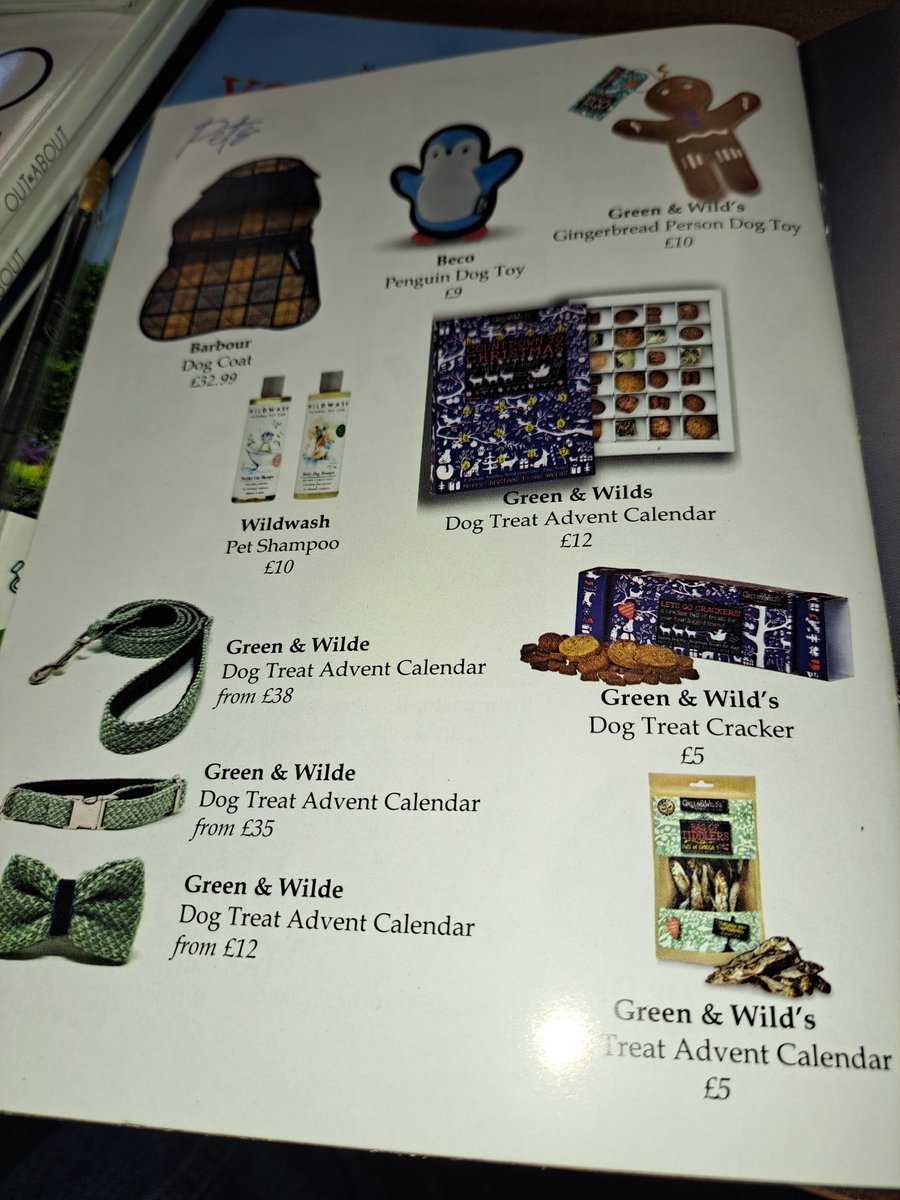 @camphopsonnewbury you glossy Christmas brochure seems to have gone to the dogs! ; )