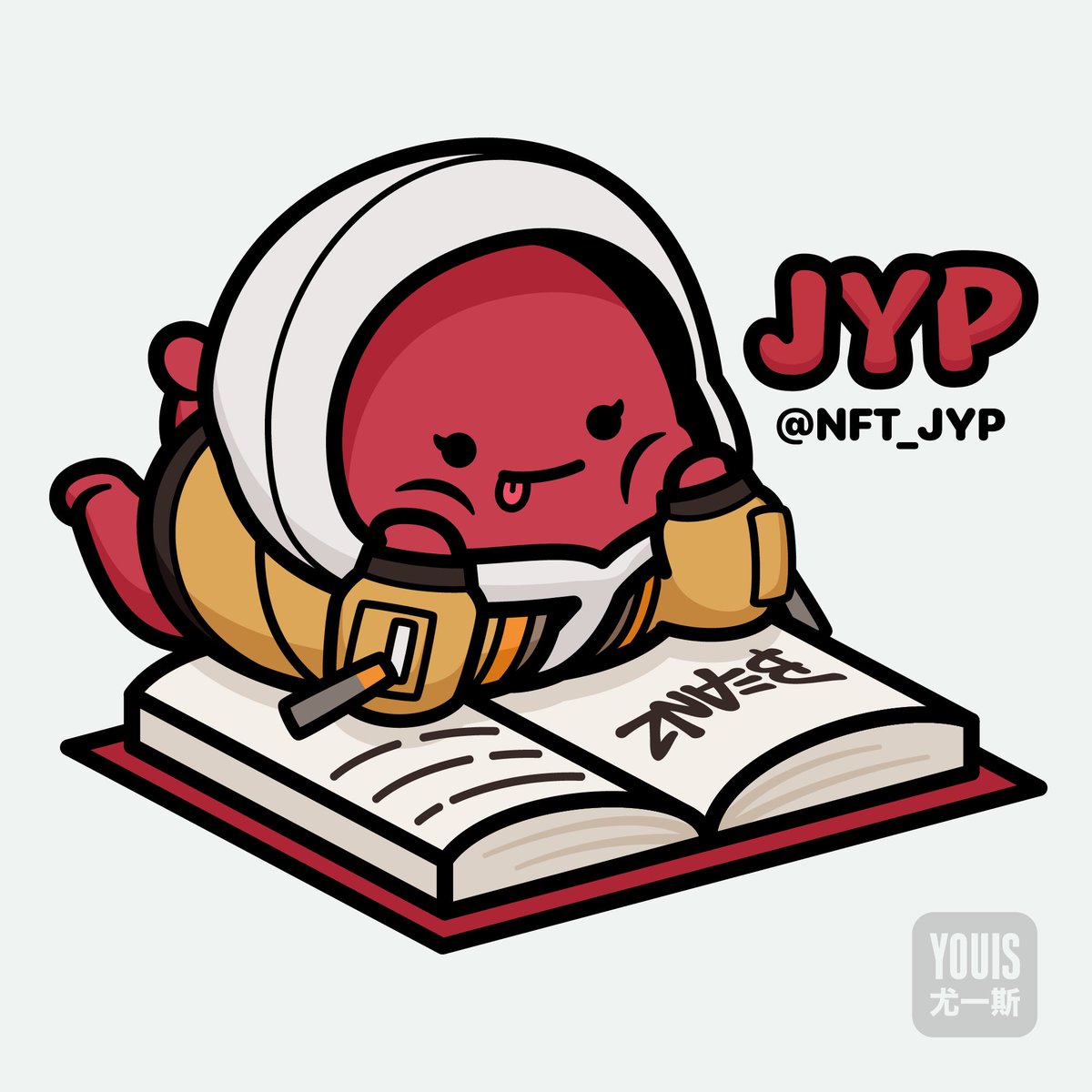 jyp_nft's tweet photo. I've made my very first stickers and I'm excited to debut them soon at @Azuki_852Garden 🇭🇰⛩️

🎨 by @YOUIS_art https://t.co/KqvYy1bRc3