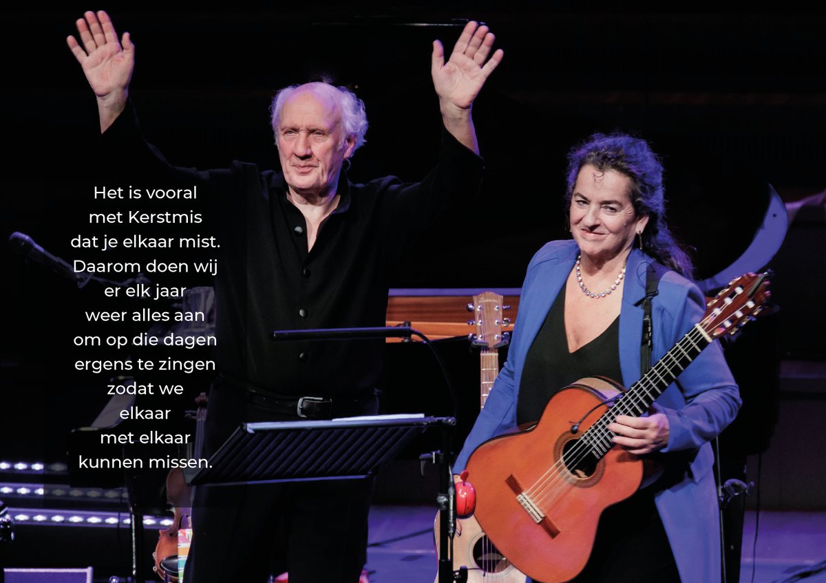 Op maandag 25 december zingen en spelen Herman van Veen en Edith Leerkes winterliedjes tegen de kou.
Aanvang: 15:00 uur. Kaarten à € 35,00 zijn te bestellen via hermanvanveenartscenter.com 
#kerstmis #hermanvanveen #edithleerkes #landgoeddepaltz #soest #25december #kerst