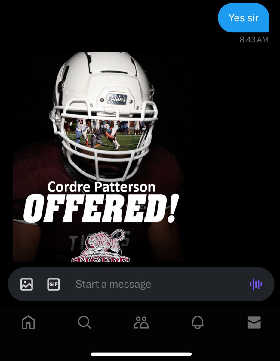Cordre Patterson (@cordrepatterso1) on Twitter photo Blessed to receive my first offer from Campbellsville University!! <a href="/coachlane9/">Coach LANE</a> @rice_tyqua Blessed to receive my first offer from Campbellsville University!! <a href="/coachlane9/">Coach LANE</a> @rice_tyqua