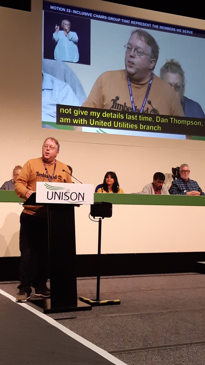 Disabled Members Conference supports a motion calling for inclusive chairs groups that represent the members we serve. #UDMC23 <a href="/unisontheunion/">UNISON - UK's largest union</a>