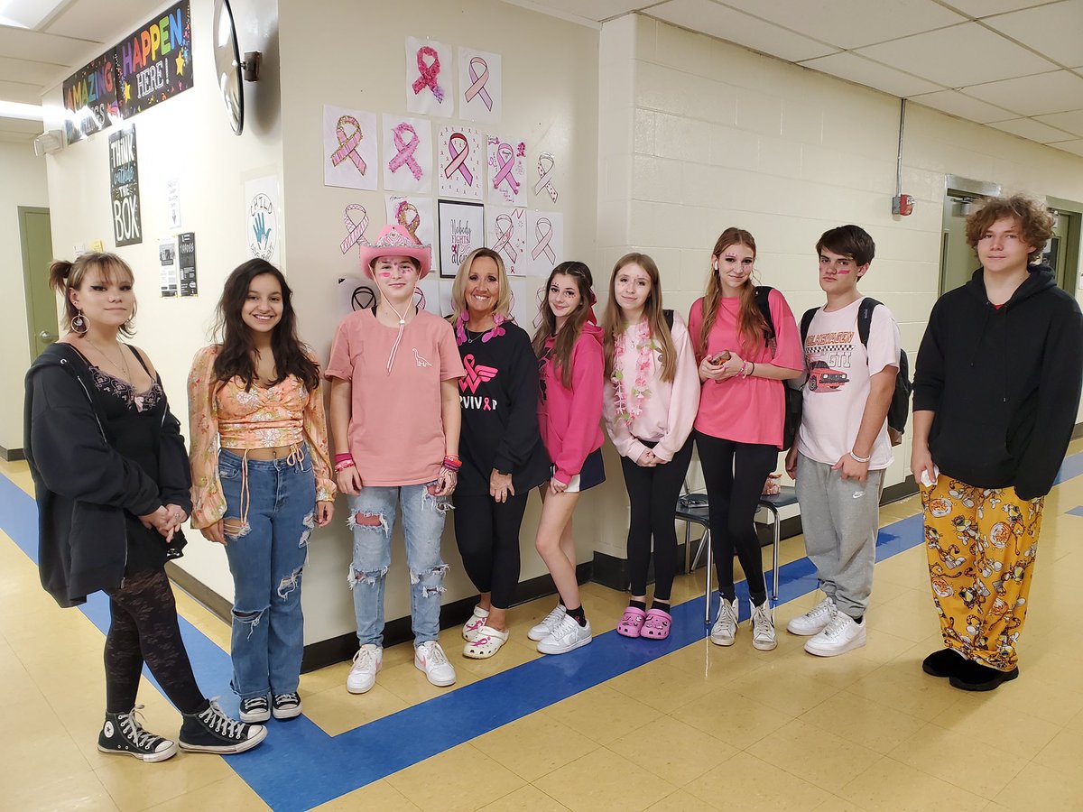 Child Development pink out day #cancerawareness #pinkout #wactc #warwickctc