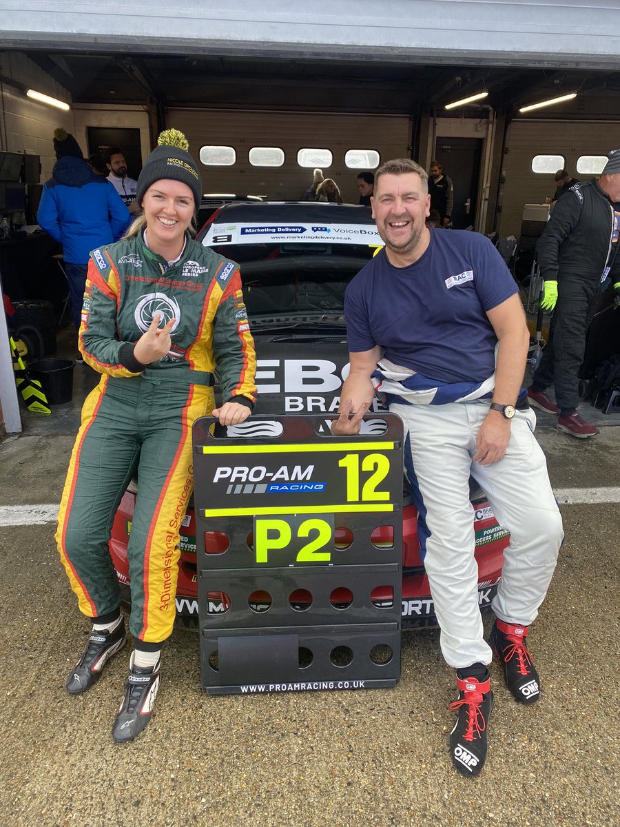 motorsport_ie's tweet photo. Incredible weekend for 
@NicoleDrought at @Brands_Hatch - P2 on her @msvtracing Trackday Trophy debut with Justin Roberts in the Civic and she took her 2nd @ka_enduro win of the year with @ProAmRacing the following day! 🏆🏆☘️ https://t.co/lVujjIqwqC