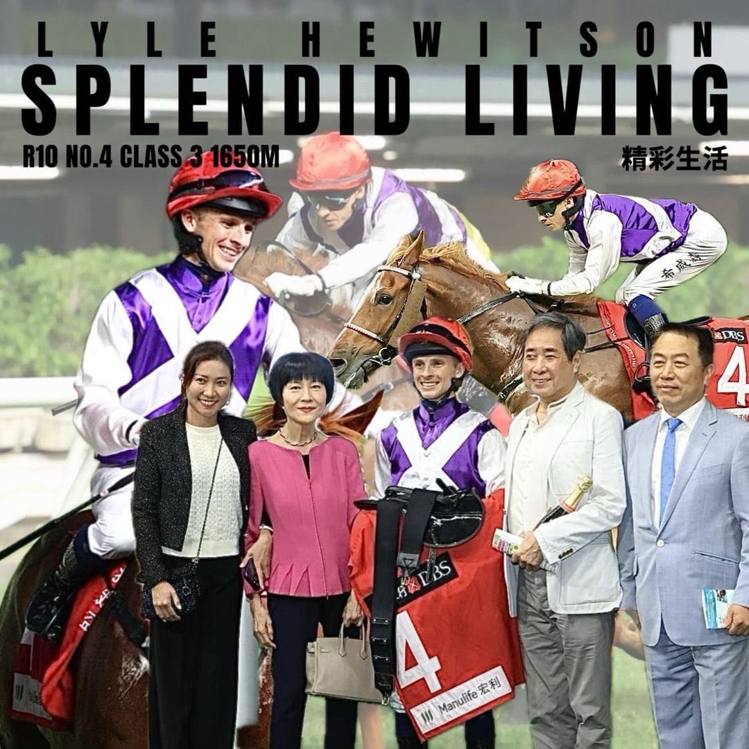 SPLENDID LIVING 🏆

Early birthday present winner aboard this genuine & consistent individual.
Well done to owners Mr & Mrs Andrew Wong Kwok Kin! Thank you to Ricky Yiu & team for the opportunity 🥇

#hkjcracing #happywednesday #winner #happyvalleyracecourse