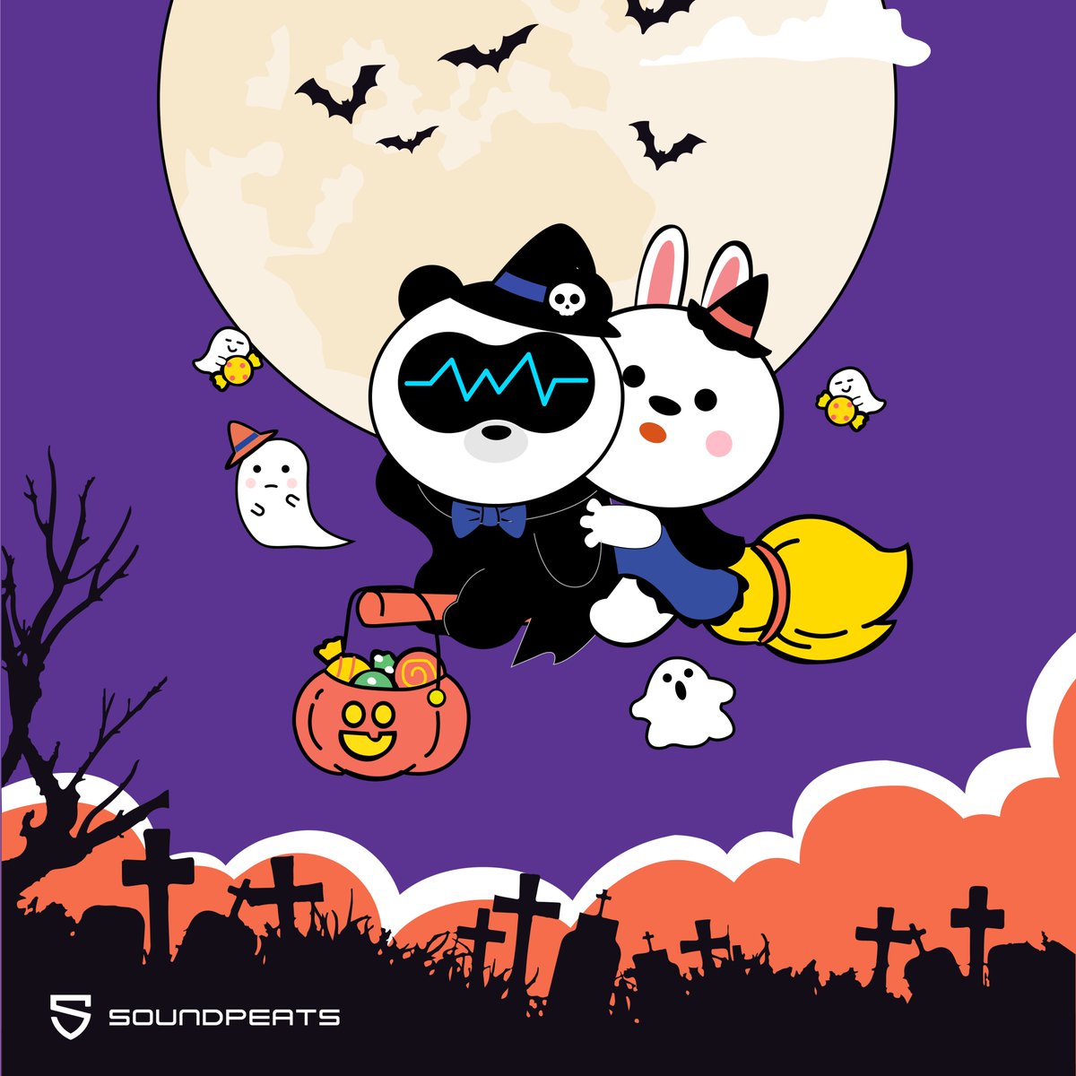 SOUNDPEATS_JP's tweet image. ハロウィン風味🎃😈

#PEATS
#ピーツ
#SOUNDPEATS