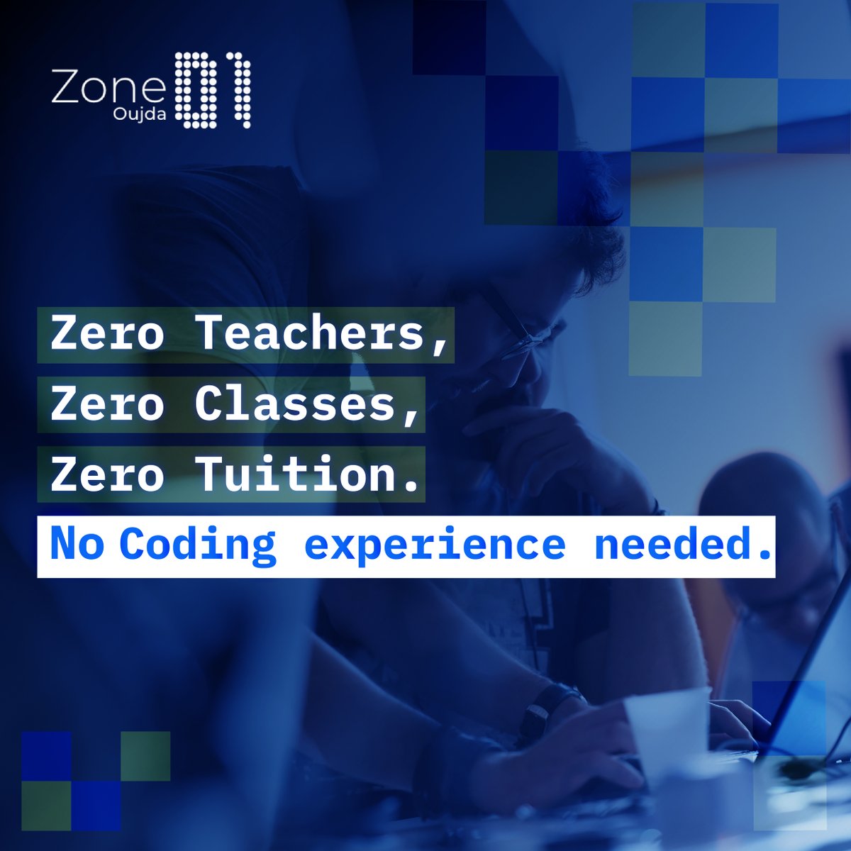 Zone01Oujda's tweet photo. Learn to code and change the game
#ComingSoon #Zone01oujda #recodeourworld #oujda #Morocco https://t.co/vqA7FCfbpv