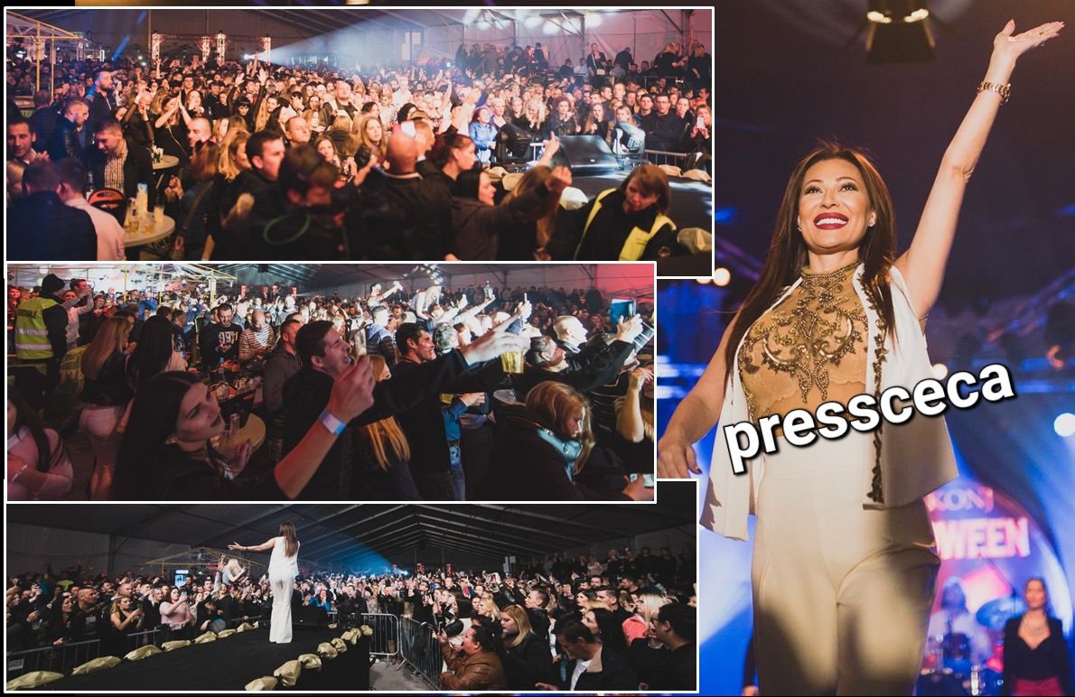 PressCeca's tweet photo. 📌 30.10.2017 #Ceca je održala koncert u gradu Slovenske Konjice. 🇸🇮
#Ceca2017 #CecaRažnatović #OpenAir #SlovenskeKonjice https://t.co/AHqRyu4OKl