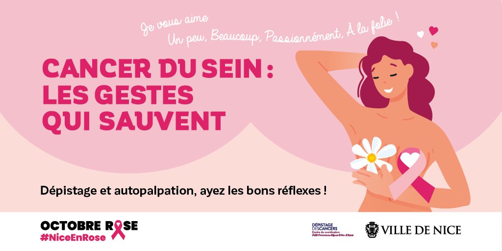 VilledeNice's tweet photo. 🌸 En octobre, Nice s'habille en rose pour la cause

🎀 Rejoignez la lutte contre le cancer du sein durant tout le mois d'octobre 💕

Programme complet 👇👇
https://t.co/0gyWfCinvG

#Nice06 #OctobreRose https://t.co/thHmwcXmlx