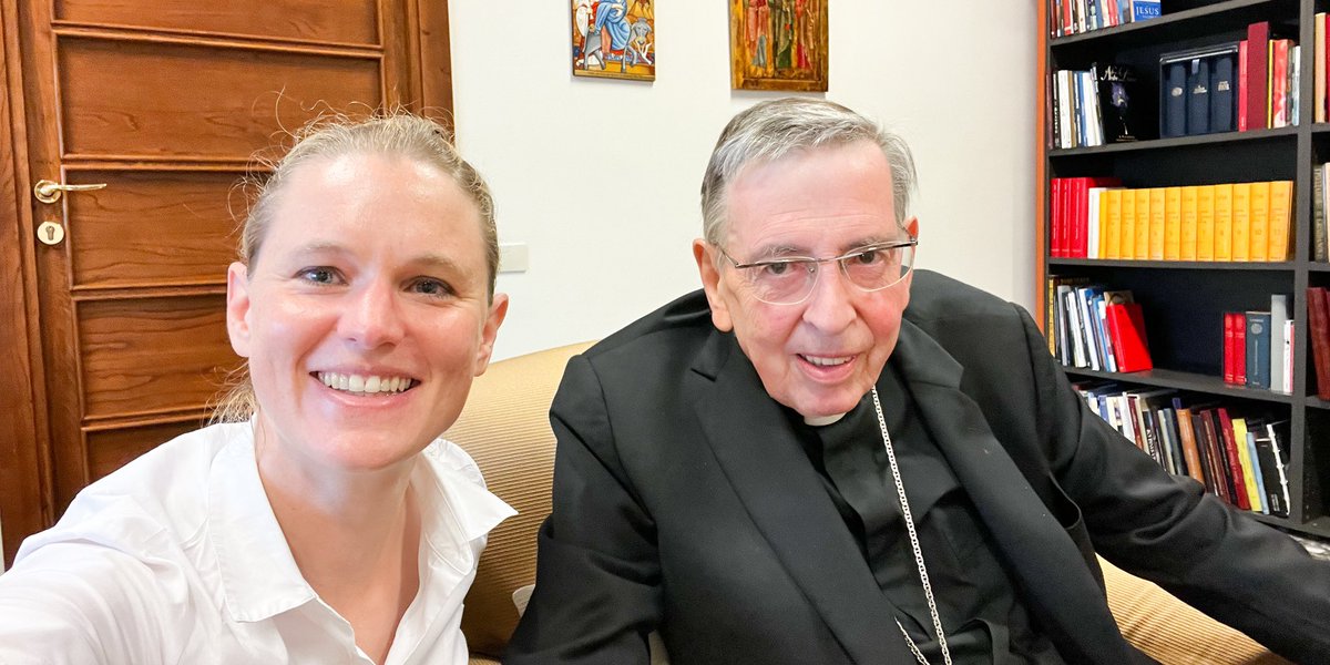 Zum Abschluss meines #Rom-Arbeitsaufenthalts traf ich Kardinal Kurt Koch zum #Interview. Das ganze Gespräch in Kürze auf @kathch #synod23 @JeppesenHelena @radiovaticana @vaticannews_de @BistumBasel @pfarrblattbern @pfarreiblatt @Sylvia_Stam @TDisteli