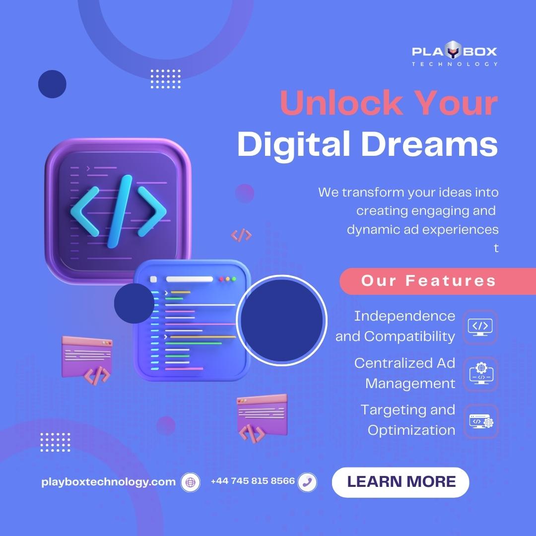 pbtukltd's tweet image. With PlayBox Technology, taking control of your ad campaigns has never been easier. Effortlessly manage and optimize your display ads across multiple platforms. #PlayBoxTechnology #DisplayAdServer #DigitalAdvertising #AdCampaigns #DataDrivenDecisions #Analytics #Optimization #ROI