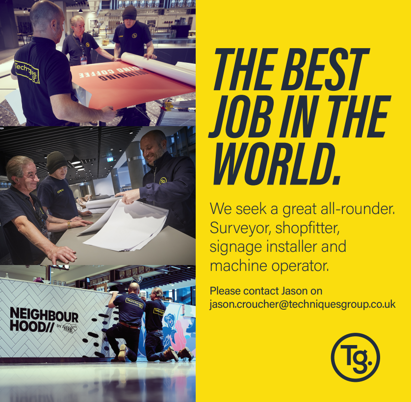 Techniquesgroup's tweet photo. Job Vacancy - Shopfitter, Signage Installer &amp; Machine Operator - Chertsey, Surrey

Techniques Group are currently seeking a dynamic and skilled individual to fill the role of Shopfitter, Signage Installer &amp; Machine Operator.

#JobVacancy #Shopfitter #SignageInstaller #Surrey https://t.co/l1A8gfMC2Y