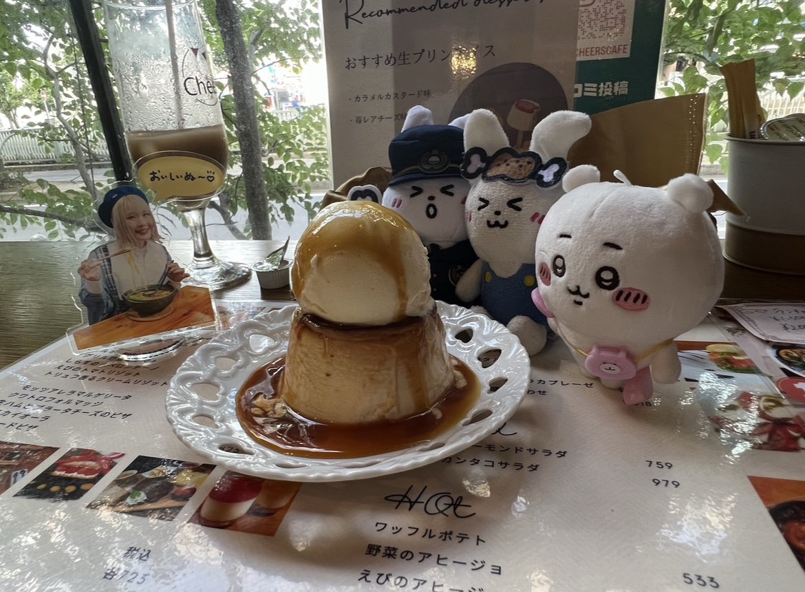 usami0603's tweet photo. ハラミちゃん千葉公演まであと4日!
千葉米 ザ・ピーナッツ🥜がハラミちゃんが食べ荒らしした聖地をご紹介します😆
2ヶ所目
【PrincessCheersCafe】さん🍮🍨
濃厚でおいしかったぬ〜🐰
#ハラミちゃん47ツアー
#ザ・ピーナッツ🥜
#PrincessCheersCafe さん
【URL】
https://t.co/YGJnbvT6Ya https://t.co/TMG5A4ToOE