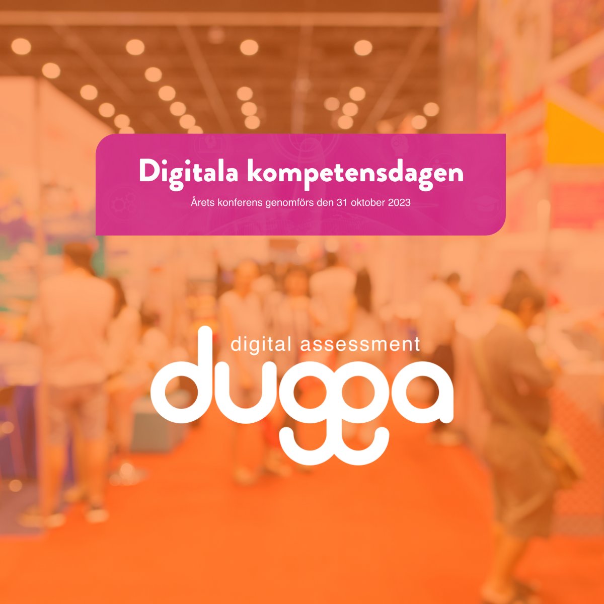 VI SES PÅ DIGITALA KOMPETENSDAGEN I VÄXJÖ! 🚀 Kom och träffa vårt team den 31/10 och upptäck hur Dugga kan revolutionera ditt arbete med digitala prov och främja inlärningen hos dina elever.

Vi ses där! 📚🤖  #Dugga #DuggaEdu #DuggaEdu #DigitalaKompetensdagen