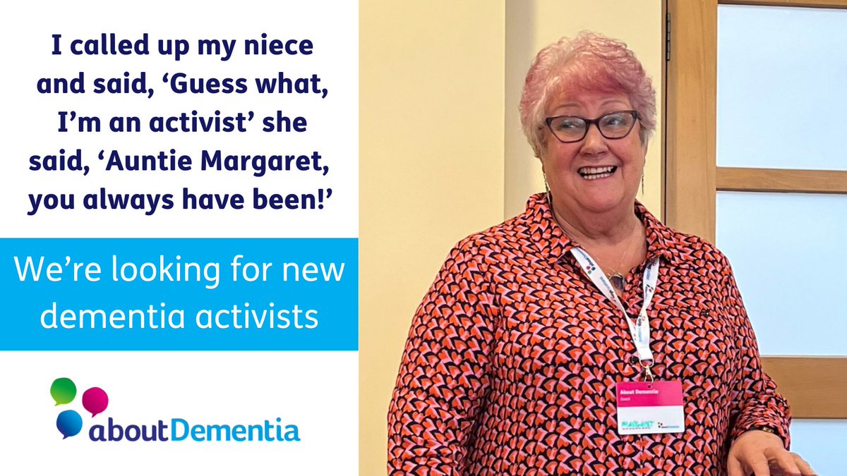 About Dementia (@aboutdementiasc) on Twitter photo Would you like to help improve the lives of people affected by #dementia? We're looking for new activists to help us do just that. Anyone can be a dementia activist - you might already be one without realising. <a href="/agescotland/">Age Scotland</a>
For more info, email: aboutdementia@agescotland.org.uk Would you like to help improve the lives of people affected by #dementia? We're looking for new activists to help us do just that. Anyone can be a dementia activist - you might already be one without realising. <a href="/agescotland/">Age Scotland</a>
For more info, email: aboutdementia@agescotland.org.uk