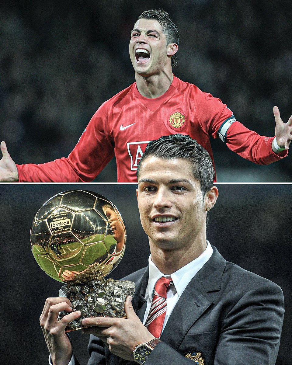 TeamCRonaldo's tweet photo. If Haaland doesn't win the Ballon d'Or today, Cristiano Ronaldo will remain as the last player to win it in the Premier League. 🔥🐐 https://t.co/SDM09ySro5