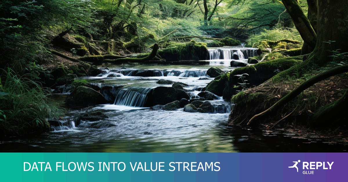 Data flows but Value Streams. Discover more 👉 bit.ly/3PRwWK6 #GlueReply #DigitalStrategyandInnovation #ValueStreams #StrategicPlanning