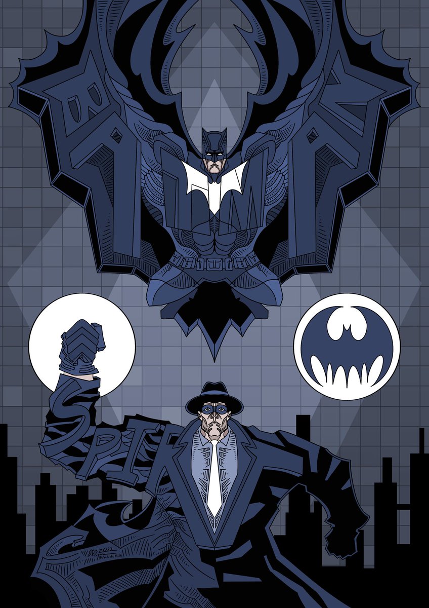 The Batman/The Spirit ✍️💯
#fanart #willeisner #cubismofriki #dccomics