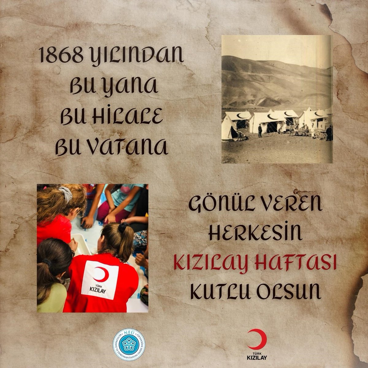 Kızılay Haftası kutlu olsun!

#kızılay
#gönüllüol
#kanver