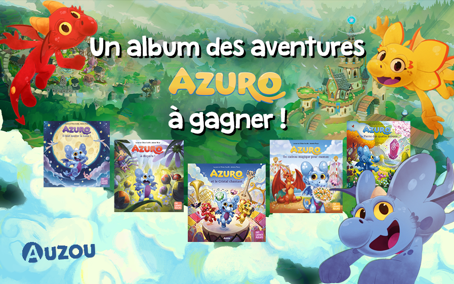 #Concours 📖

Tentez de remporter un album des aventures « Azuro » aux éditions Auzou pour vos enfants ! Les albums qui ont inspiré le nouveau dessin animé « Azuro et la brigade des dragons » dans TFOU !

Jouez sur 👉 tf1-et-vous.tf1.fr/jouez-et-gagne…
