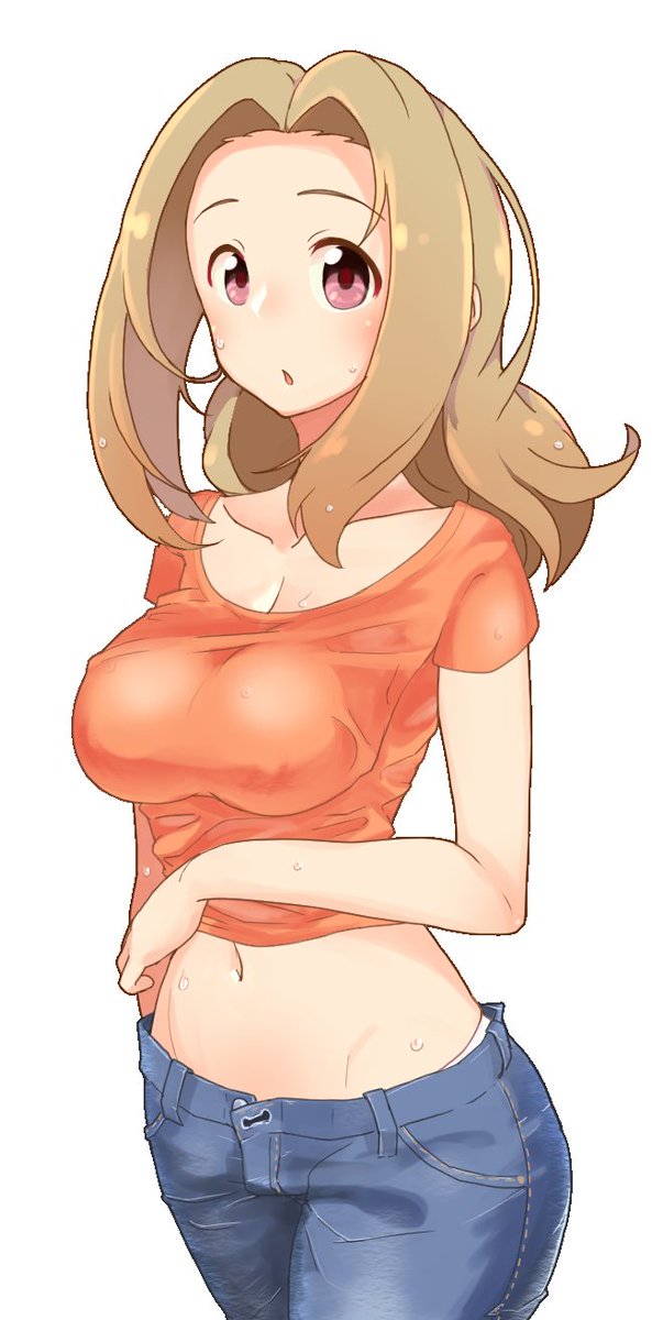 エプロンまでくれと贅沢はいわん。真鍋いつきにぴちぴちデニムをくれ。 