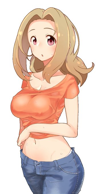 エプロンまでくれと贅沢はいわん。真鍋いつきにぴちぴちデニムをくれ。 