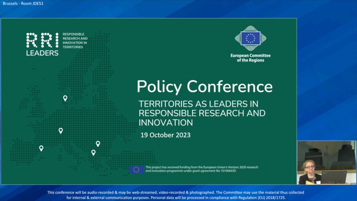 The #RRIFinalConference, organised by the RRI-LEADERS' consortium on 19 Oct with the support of the <a href="/EU_CoR/">European Committee of the Regions</a>, brought together participants from across Europe: project partners in ongoing or recently completed RRI-focused projects

You can watch it here: tinyurl.com/2hc9a9de