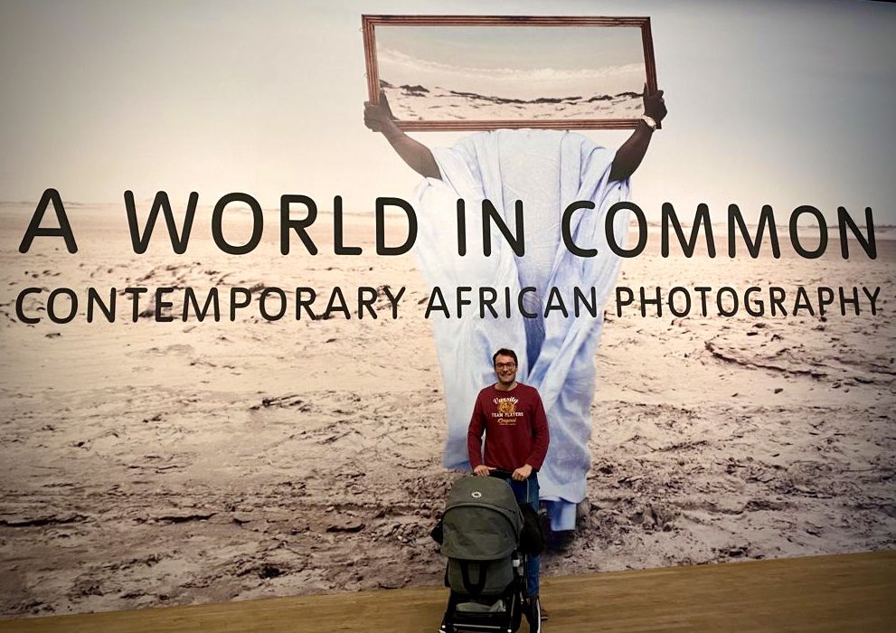 NickJaquesUK's tweet photo. Recommend @Tate Modern’s African photography exhibition #AWorldInCommon 📷
Explores the continent’s rich diversity and challenges some of the narratives- past, present and future 🌍
Another special day out with the 👶!
#Africa #art #fatherhood
https://t.co/vJzYaGnnzZ https://t.co/cpDPLuGNW9
