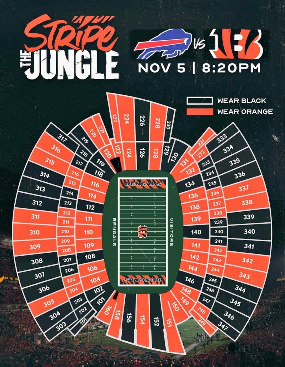 bengaljims_BTR's tweet photo. TEAM ORANGE #Section158
Spread the word : tell your friends, family, ex’s, the mailman, neighbors, folks in the grocery story.. whoever you can.
It’s up to us to pull this off on national TV. For our city for our team! https://t.co/NblkTRQXYH
