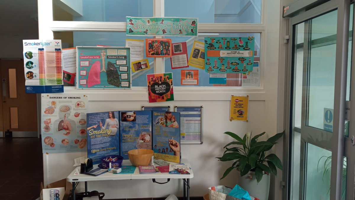 What has been going on at Elmleigh recently?

• We had a tea and talk with staff for mental health awareness day

•We had our reception/ family room improved with a window covering giving privacy to our patients and a nicer atmosphere

•Stoptober information in reception