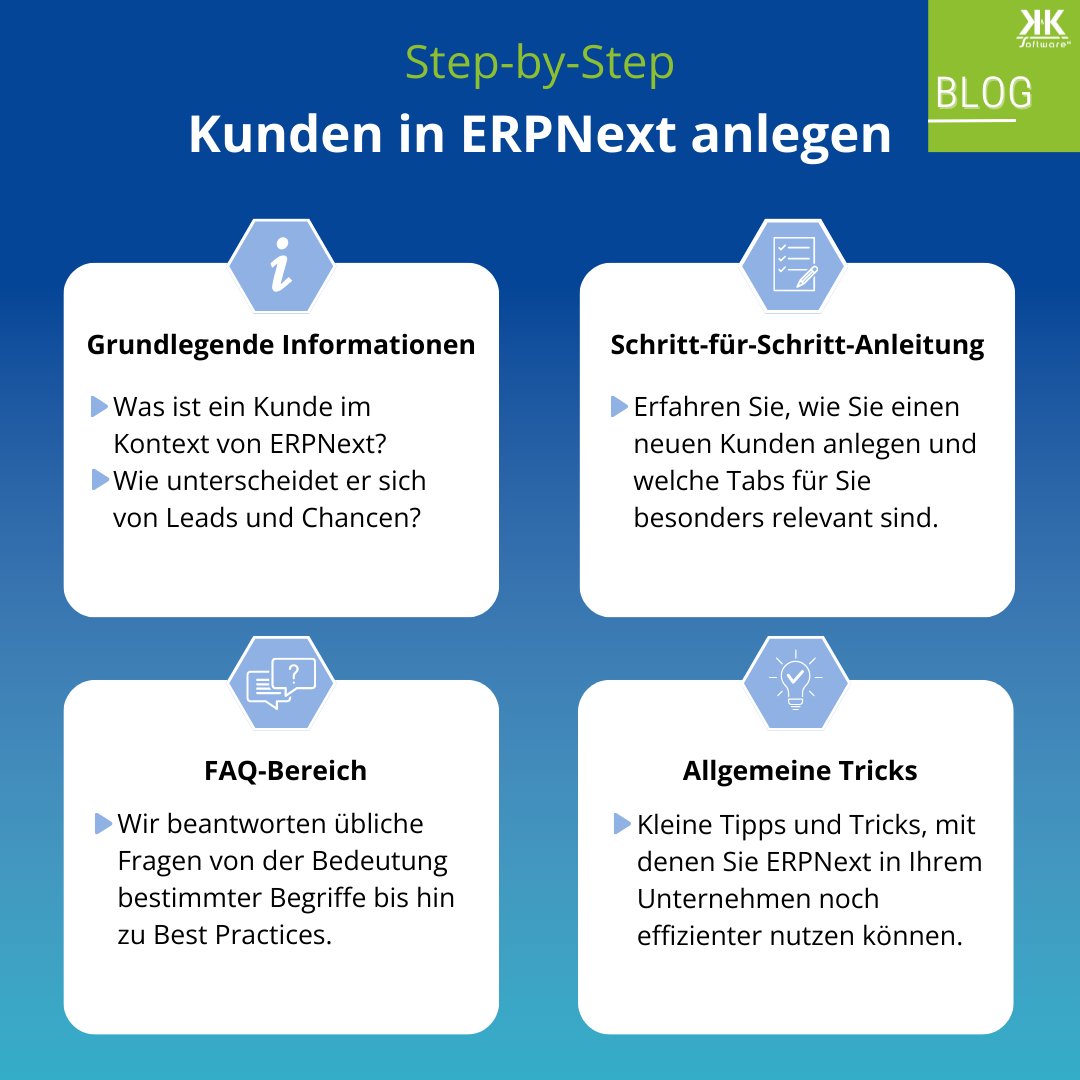 kksoftwareag's tweet photo. Die Kundenverwaltung 📂 gehört zu den wichtigsten Aufgaben von ERPNext. Kunden sind das Herzstück fast jeden Unternehmens
👉🏼 Weiterlesen: https://t.co/QUGQzphmCh #kksofwareag #erpnext #opensource #erpsystem #digitalisierung #demo #anleitung #kunde #customer #kundenverwaltung https://t.co/7vy9UC7CCq