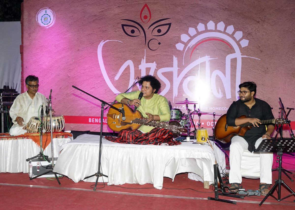 SiddhaVeenaOff's tweet image. Sharing some Glimpses of Huge Successful Grand  Festival "Agomoni"- The Home Coming &amp;amp; Felicitation 
A Bengal Pre-Puaj Expo 2023

#agomoni #homecoming #siddhaveena #riwayat #fusionband #fusionmusic #ragafusion #classicalfusion #rockfusion #banglafolk #delhihaatina #ina #delhihaat