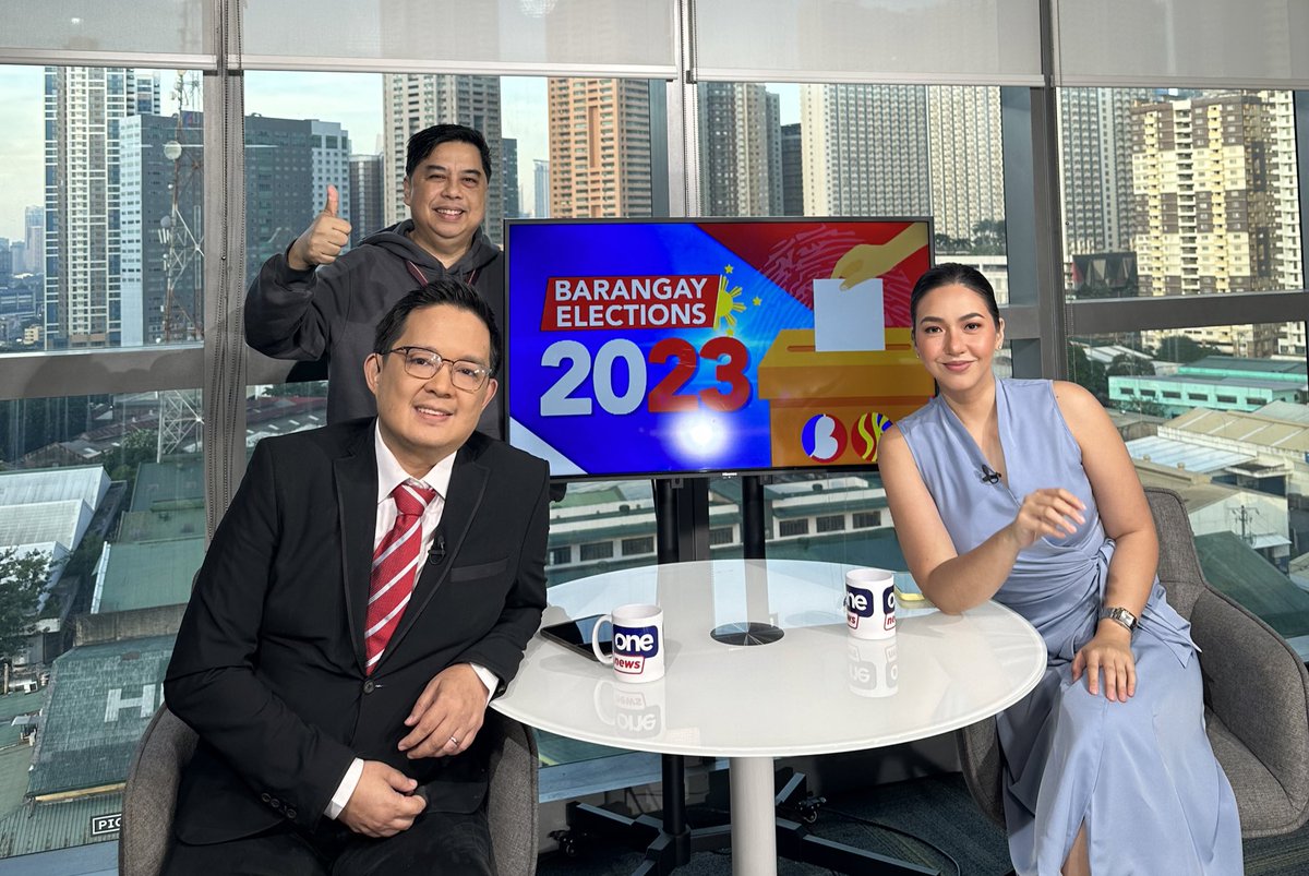 jovefrancisco's tweet photo. #BSKE2023 Special Coverage with Ed Lingao, Regina Lay, @DiegoCastro06 @_denisetan @chiqui_vergel @ReutersPH and @jovefrancisco #CignalTV #OneNews #OnePH https://t.co/AgSyriCGhT