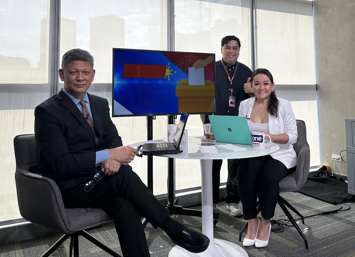 jovefrancisco's tweet photo. #BSKE2023 Special Coverage with Ed Lingao, Regina Lay, @DiegoCastro06 @_denisetan @chiqui_vergel @ReutersPH and @jovefrancisco #CignalTV #OneNews #OnePH https://t.co/AgSyriCGhT