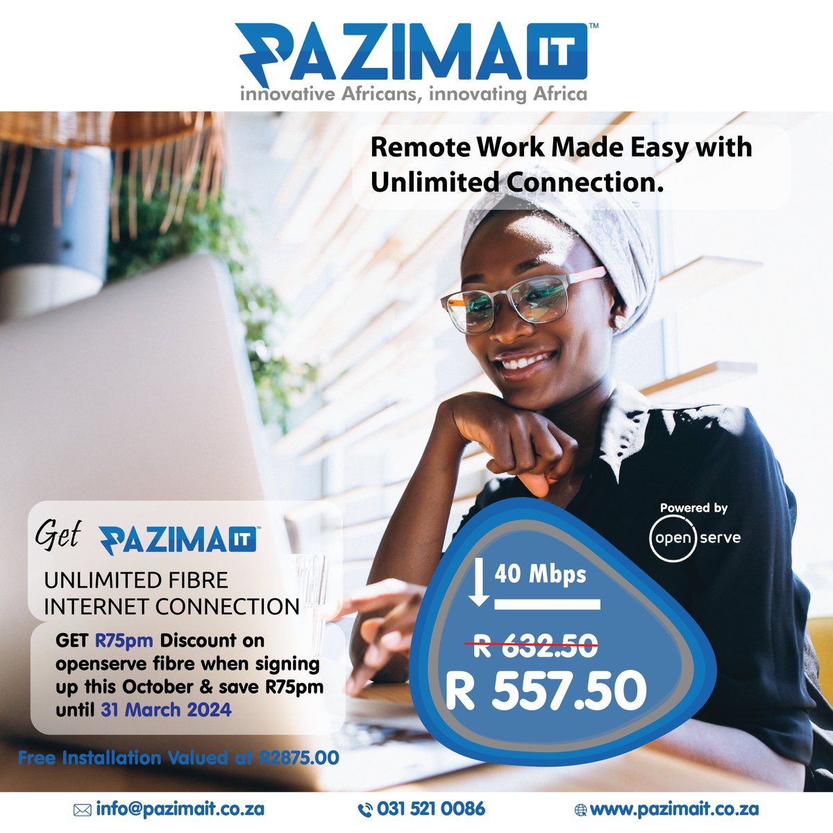 PazimaIT's tweet image. Transform your home into a productive haven with unlimited remote work solutions!  From virtual meetings to collaborative projects, work efficiently from the comfort of your home. Discover the simplicity of remote work at pazimait.co.za.💼🌐#RemoteWork #Unlimited