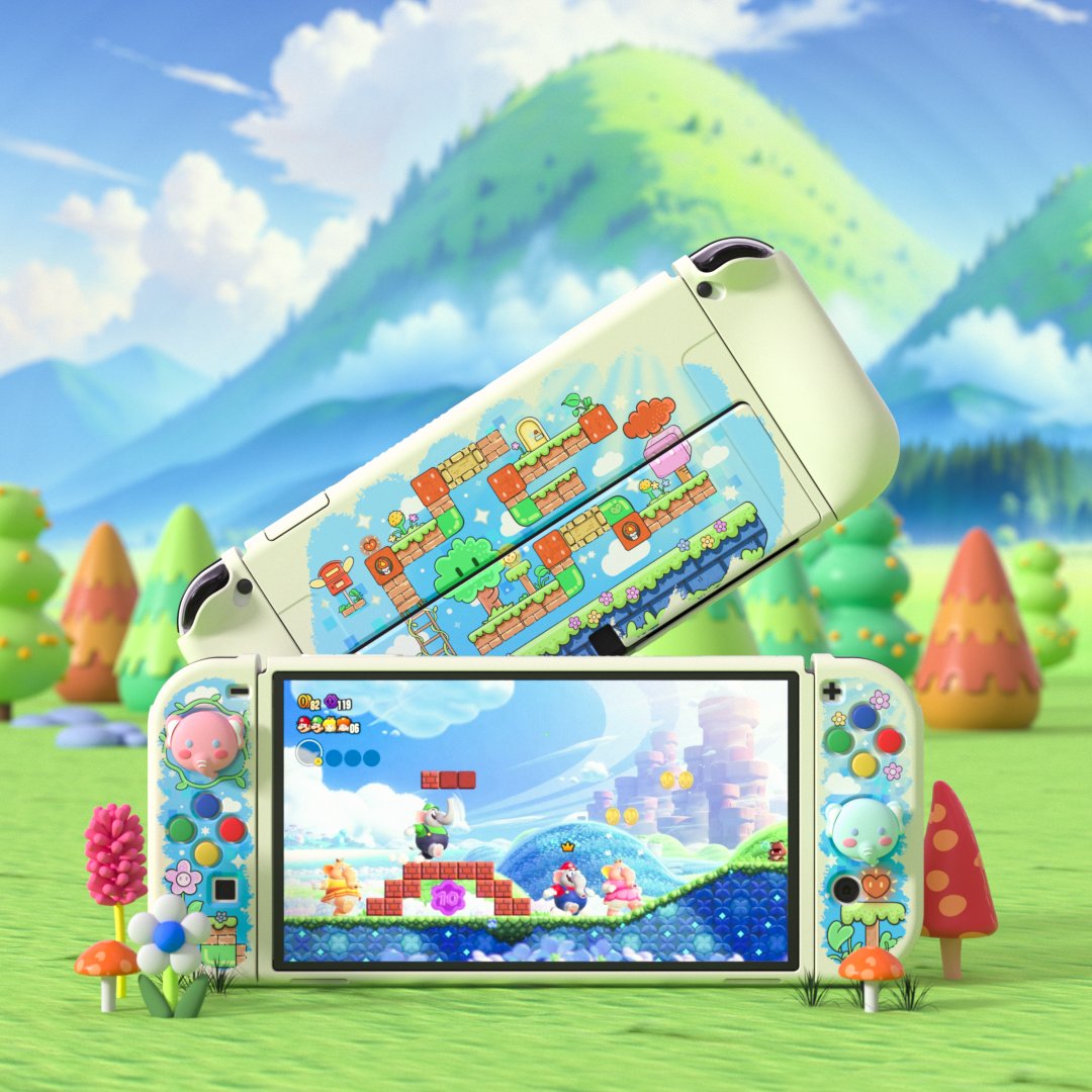 Onward and upward! A new journey full of wonders is waiting ahead.🌟☁️🌷 #protectivecase 

🛒NSO: amzn.to/3sdLAUa
🛒NS: amzn.to/46PSNJ8
🛒NSL: amzn.to/3tOSMqd

#playvital #flowerkingdom #mario #nintendoswitch #switchaccessories #supermariobroswonder