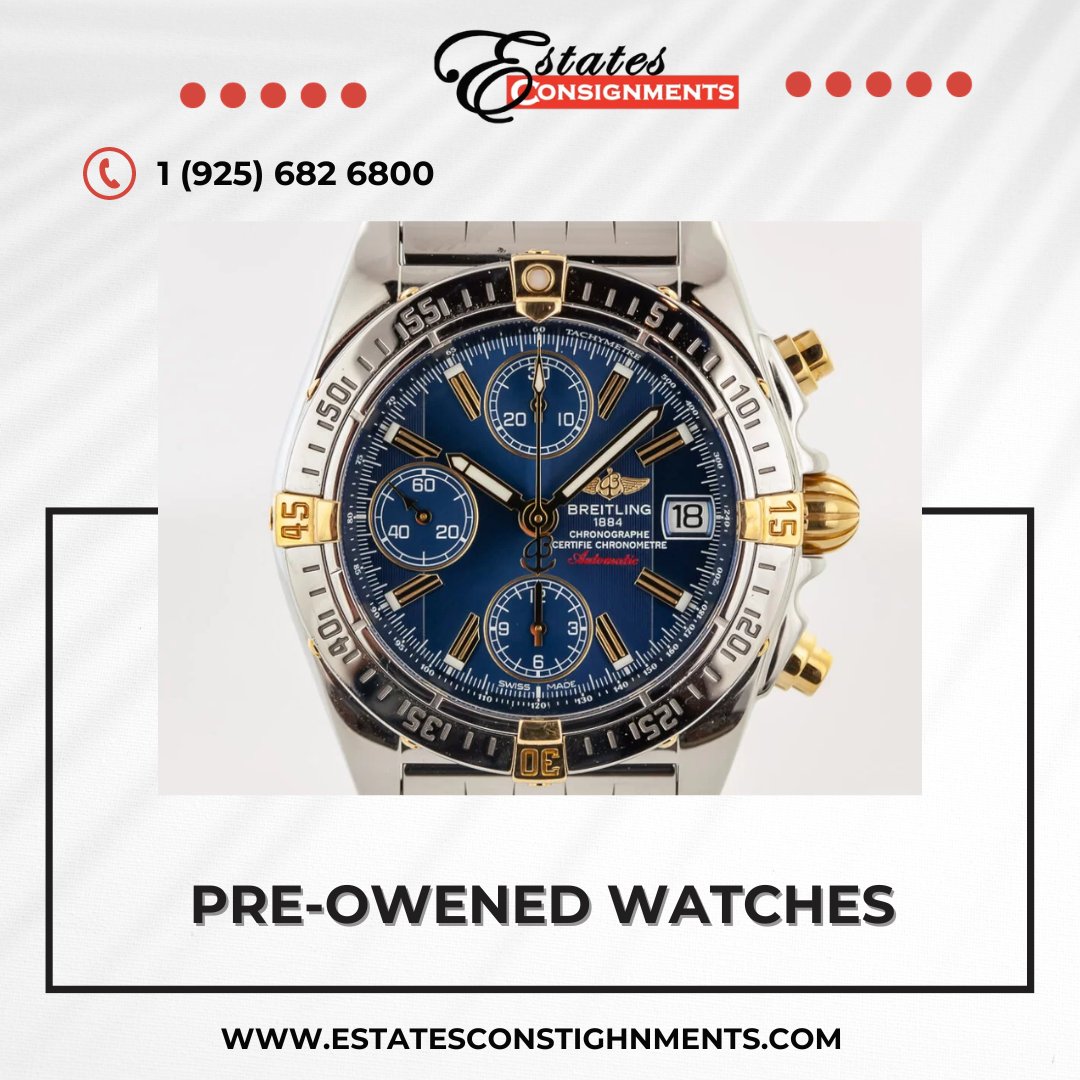 ⌚✨ Discover Timeless Elegance at Unbeatable Prices with Estates Consignments! 

⌚It's time to own a piece of history! Find the watch that speaks to your style and personality.

📍 Pleasant Hill
🌐 estatesconsignments.com

#PreOwnedWatches #LuxuryWatches #EstatesConsignments